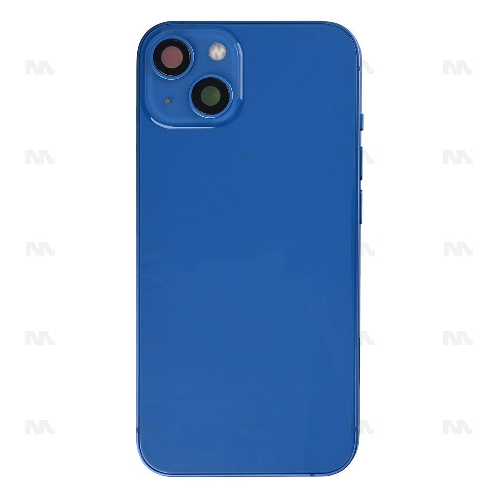 For iPhone 13 Complete Housing incl. All Small Parts Without Battery Blue