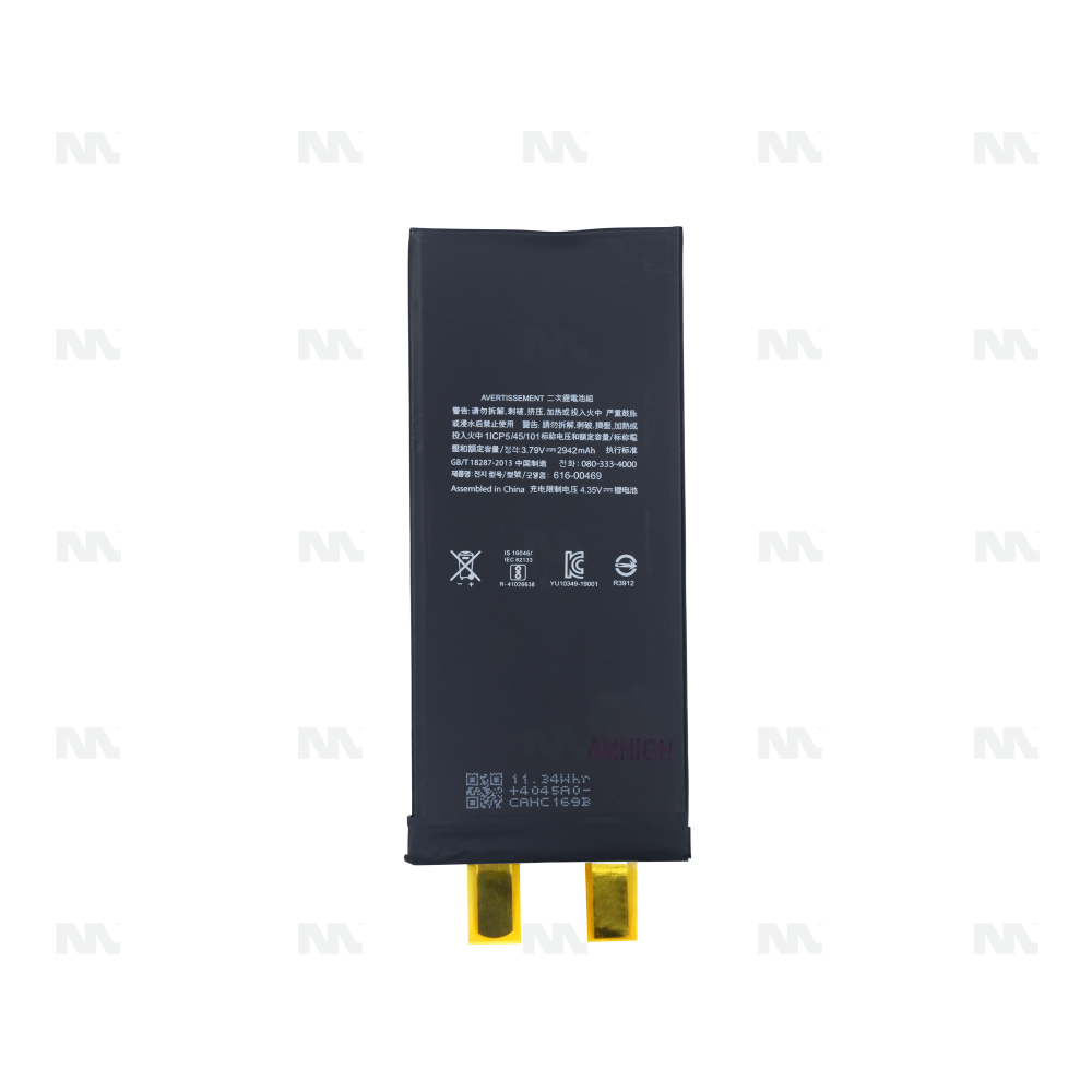 Batteria iPhone XR 2942mAh Senza BMS e IC Richiede Saldatura a Punto Ricambio