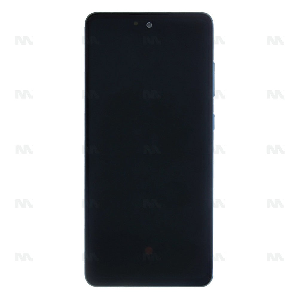 Écran Complet avec Batterie pour Samsung Galaxy A72 4G/5G 2021 SM-A725/A726 (GH82-25542B/GH82-25541B) Pièce de Rechange Bleue