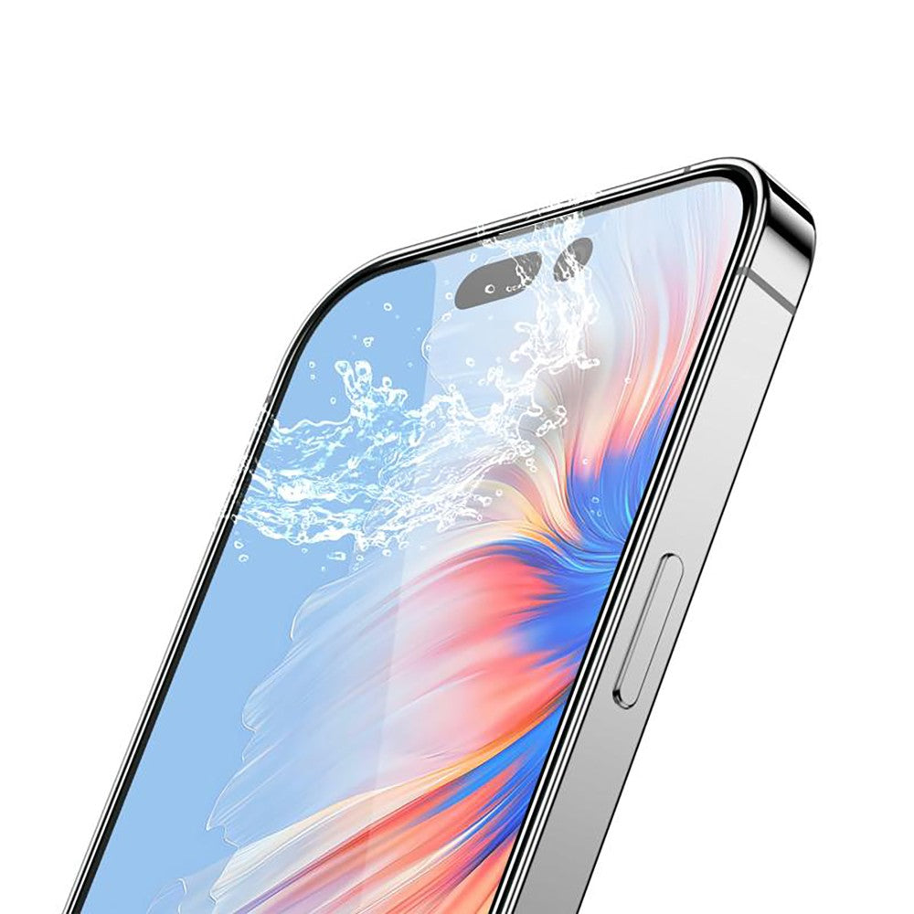 Rixus Clear HD Full Curved Edge Tempered Glass For Apple iPhone 17 Pro Max