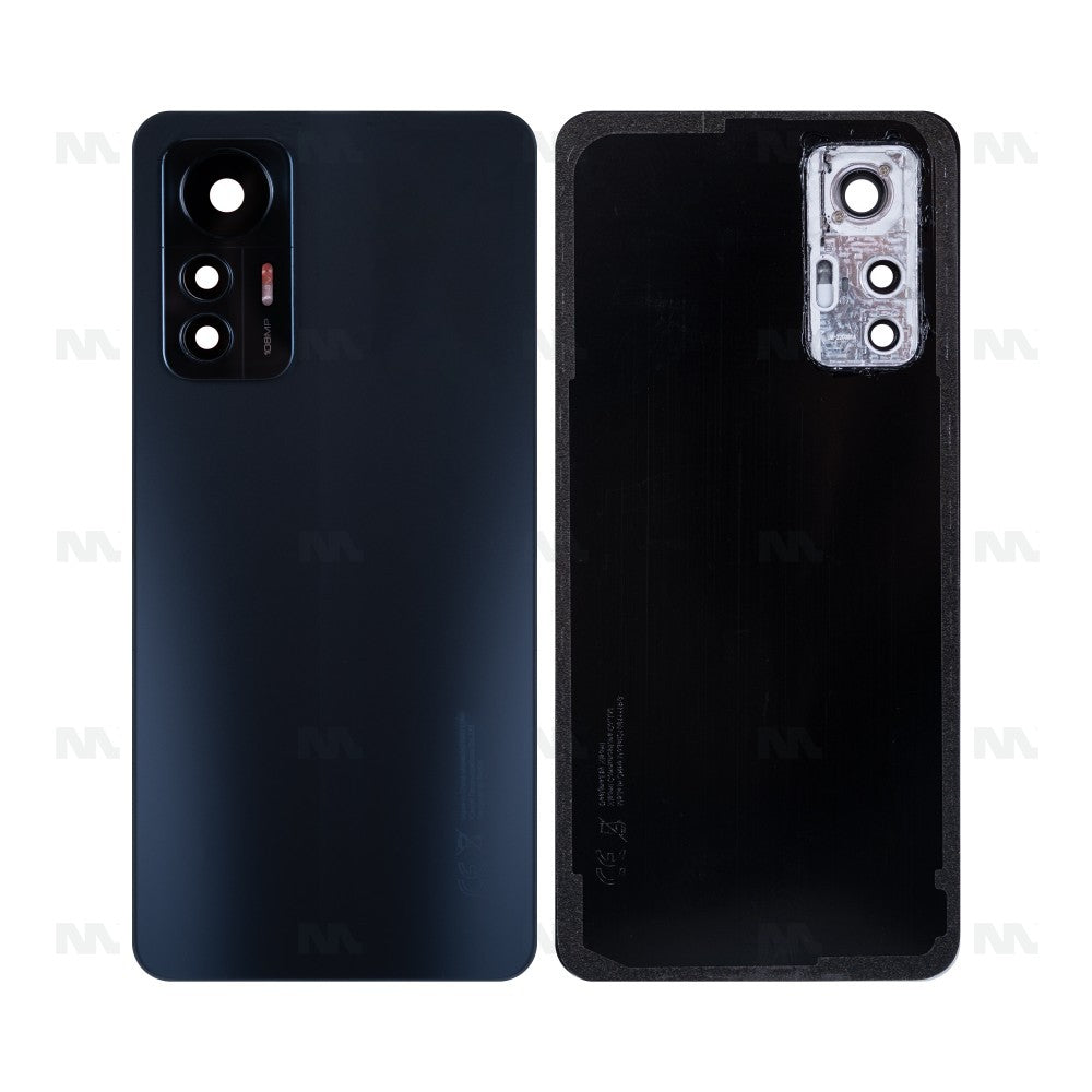 Xiaomi 12 Lite 5G Back Cover With Lens Black OEM