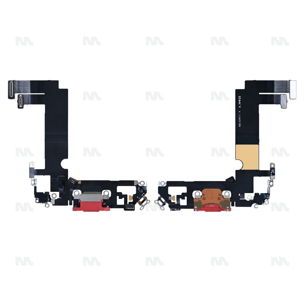 For Apple iPhone 12 Mini System Charging Flex Red Pulled