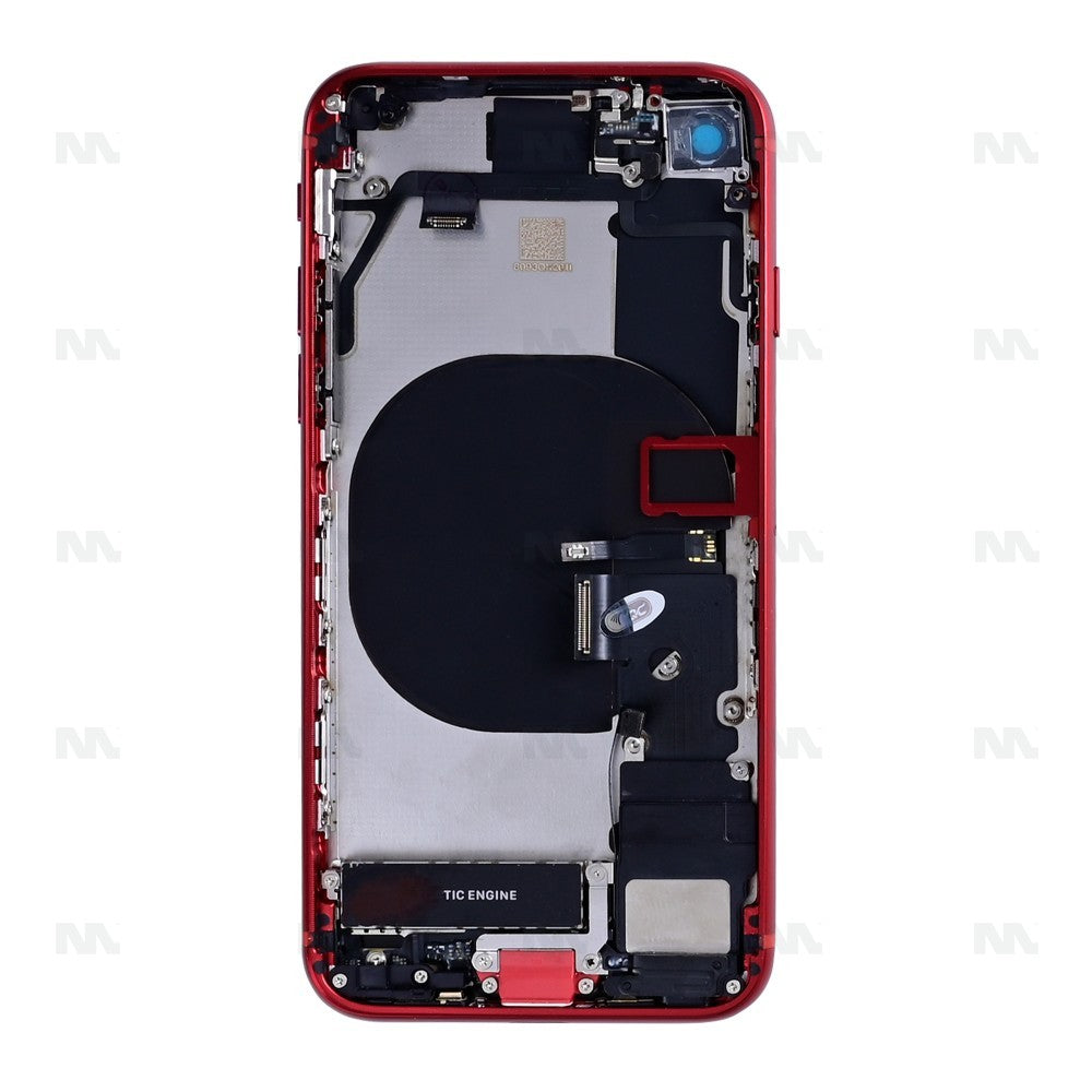 For iPhone 8 Complete Housing incl. All Small Parts Without Battery Red
