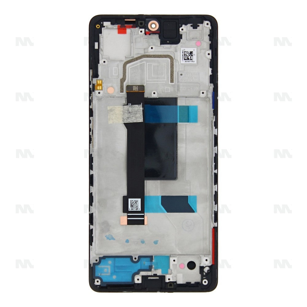 Xiaomi Redmi Note 12 Pro 5G (22101316G) Display And Digitizer With Frame Onyx Black Service Pack