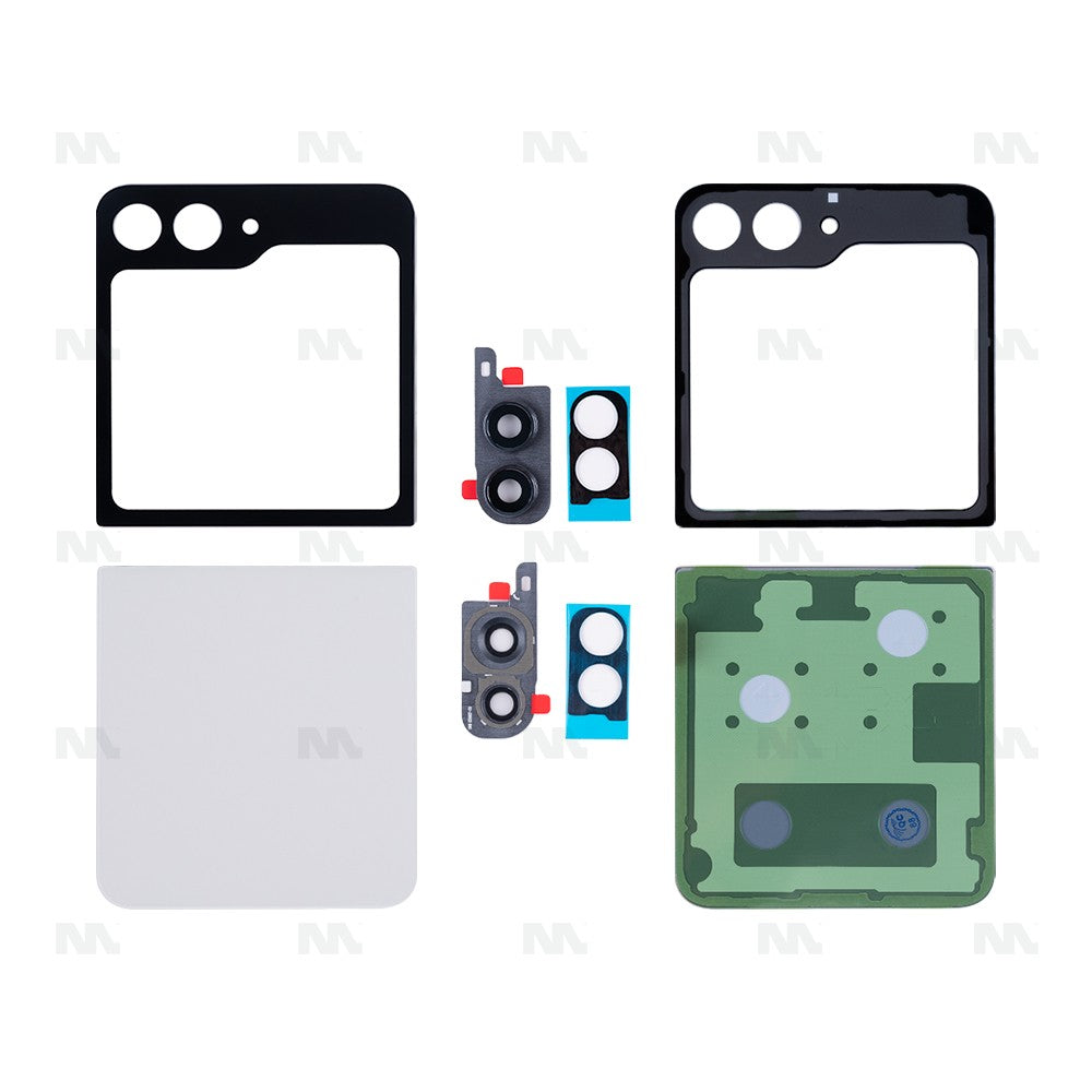 Samsung Galaxy Z Flip5 F731B Back Cover Set With Lens Cream OEM
