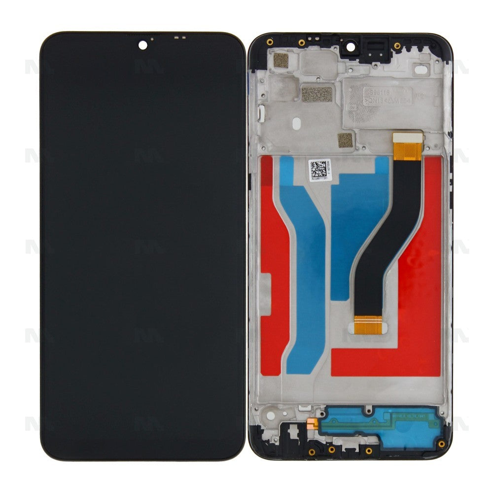 Samsung Galaxy A10S A107F Display And Digitizer With Frame Black Full OEM