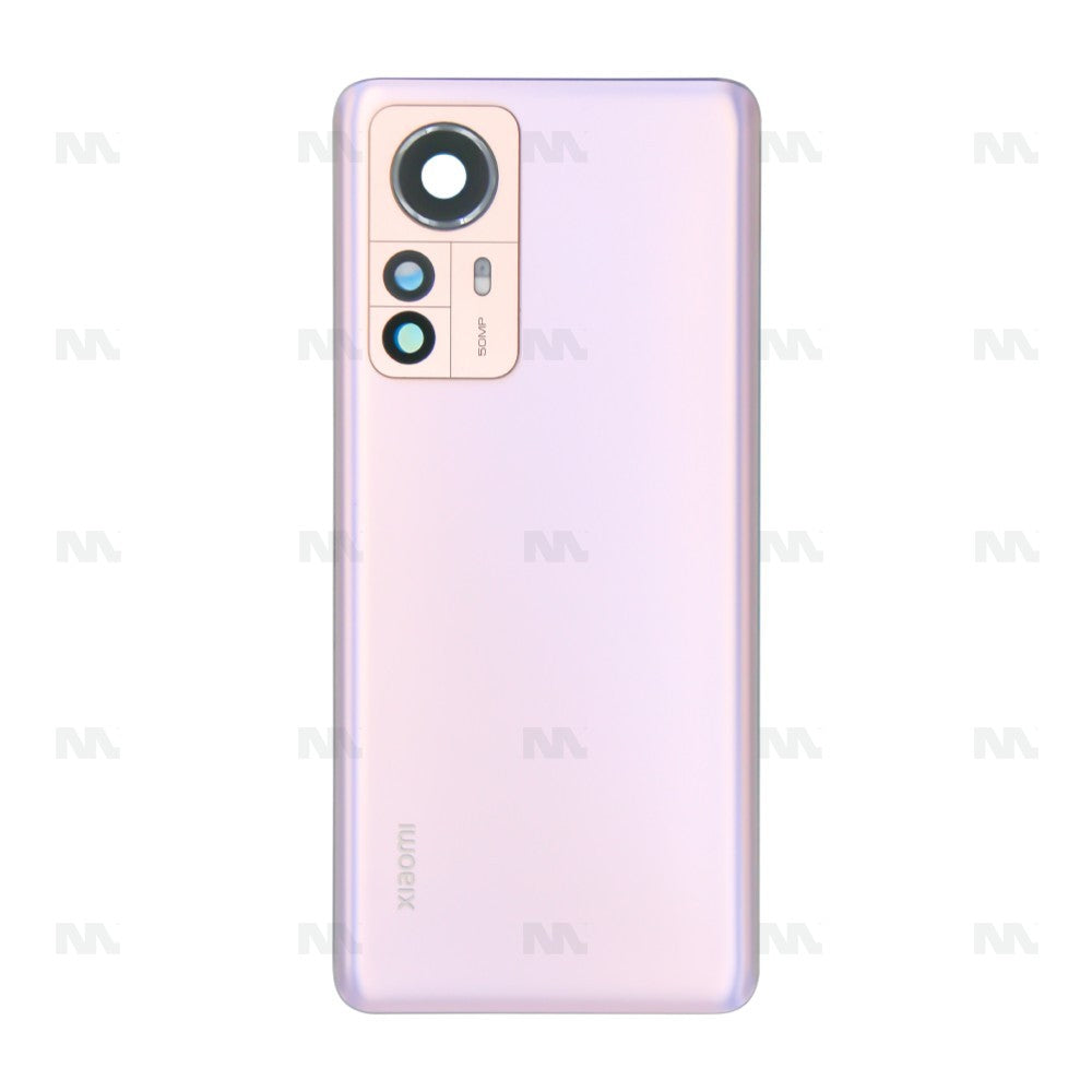 Xiaomi 12 Pro Back Cover With Lens Purple OEM
