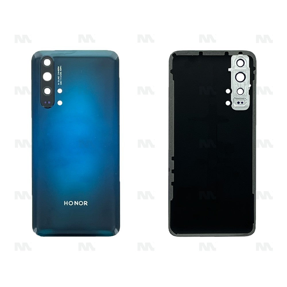Tapa Trasera Huawei Honor 20 Pro Azul Fantasma con Lente Repuesto OEM