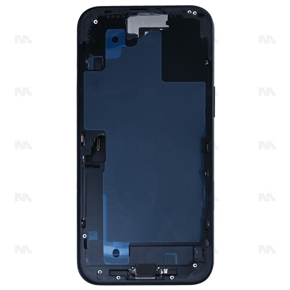 For iPhone 16 Plus Complete Housing Incl. All Small Parts Without Battery And Back Camera Black