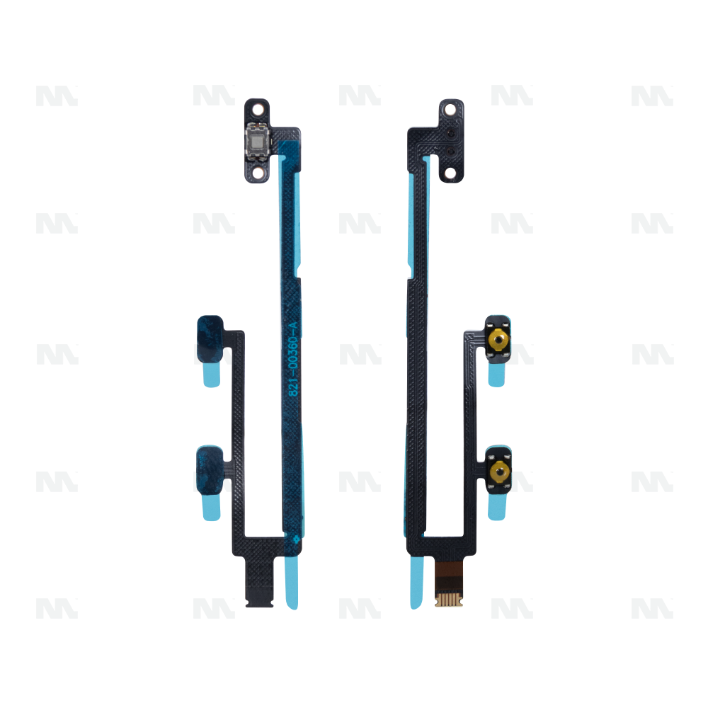 For Apple iPad 10.2 inch (2019, 2020), iPad 9.7 inch (2017, 2018) Power & Volume Flex Pulled