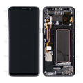 Samsung Galaxy S8 G950F Display And Digitizer With Frame Midnight Black Pulled