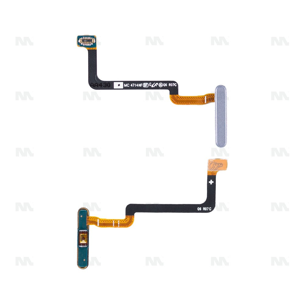 Samsung Galaxy Z Fold6 F956B Fingerprint Sensor Flex With Power Button Silver Shadow, White OEM