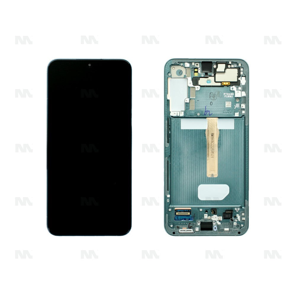 Samsung Galaxy S22 Plus S906B Display And Digitizer With Frame Green Service Pack
