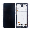 Display e Digitizer con Cornice Samsung Galaxy A72 A725F OLED Morbido Viola Ricambio