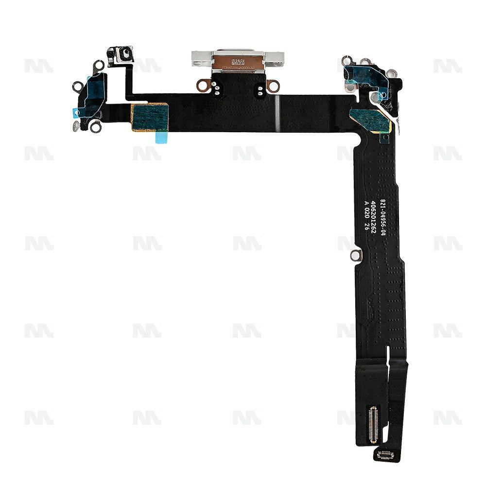 For Apple iPhone 16 Plus System Charging Board White Pulled