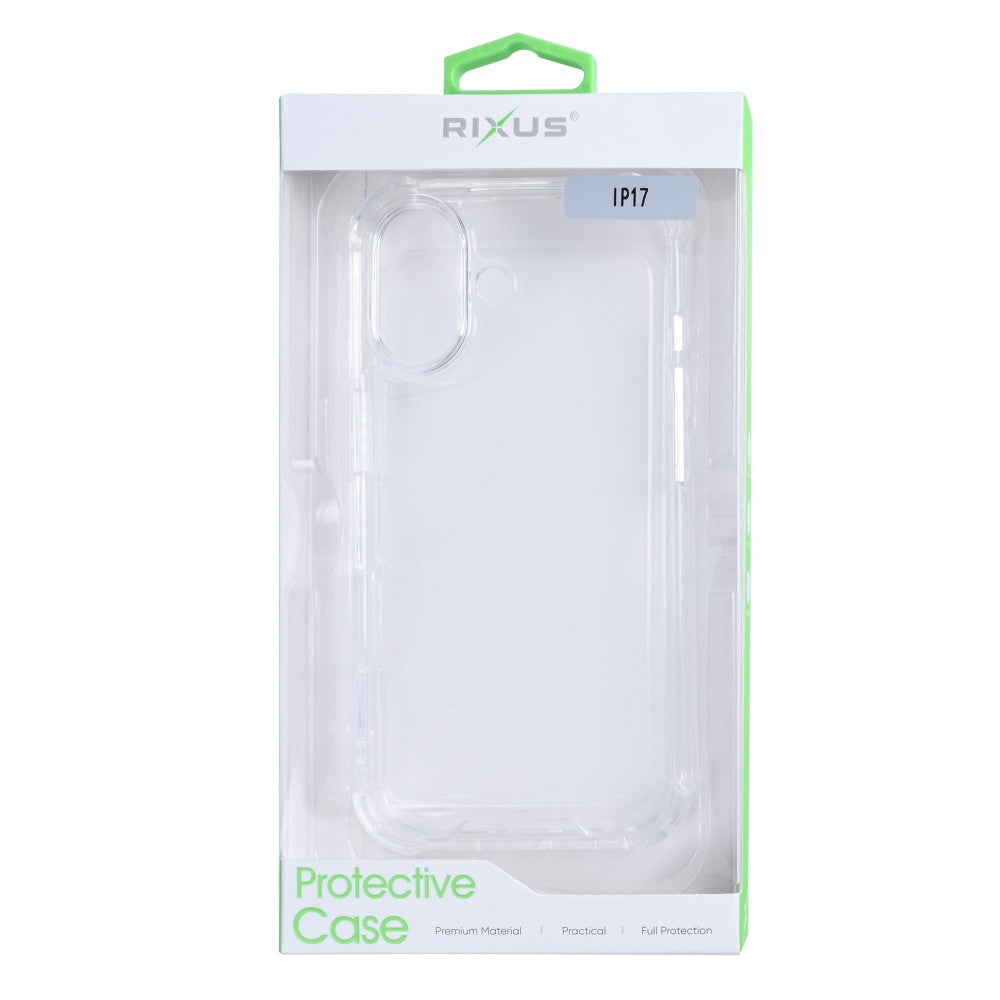 Capa Antirruptura Rixus Transparente para Apple iPhone 17 - Estojo Protetor Substituição