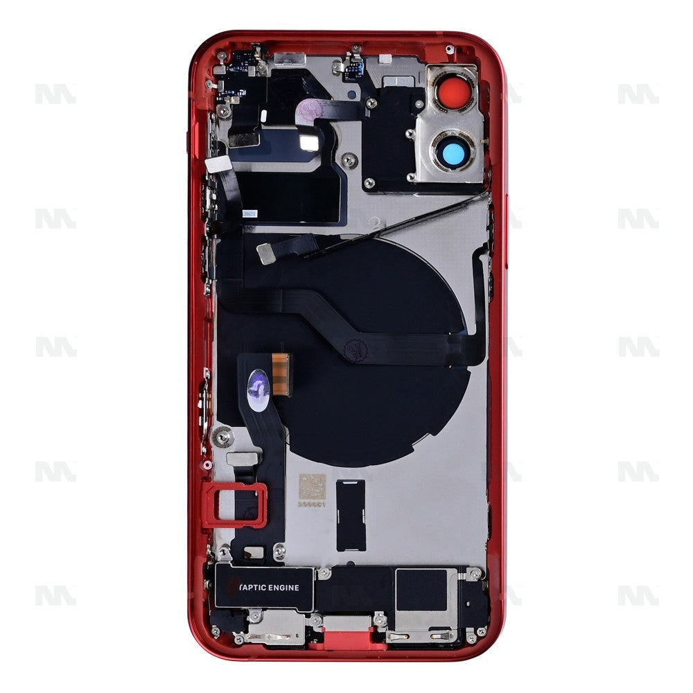 For iPhone 12 Complete Housing incl. All Small Parts Without Battery Red