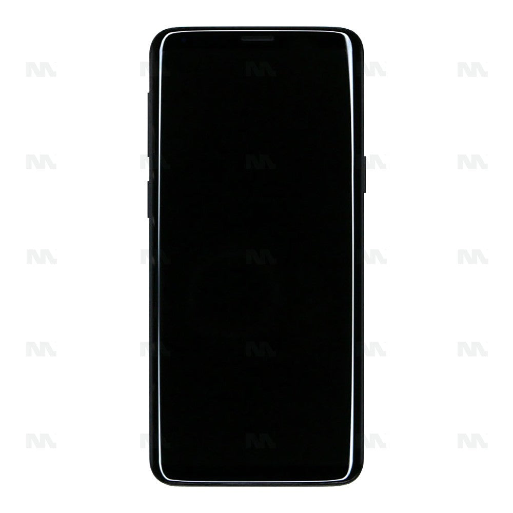 Samsung Galaxy S9 G960F Display And Digitizer With Frame Midnight Black Service Pack