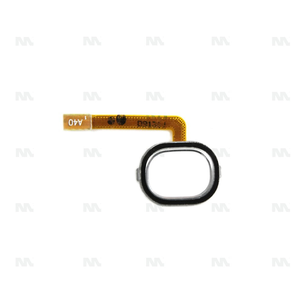 Samsung Galaxy A40 A405F Fingerprint Sensor Flex With Home Button White OEM