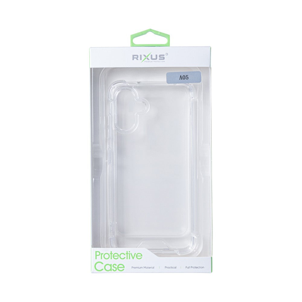 Capa Antirruptura Rixus Para Samsung Galaxy A05 Transparente - Estojo Protetor Substituição