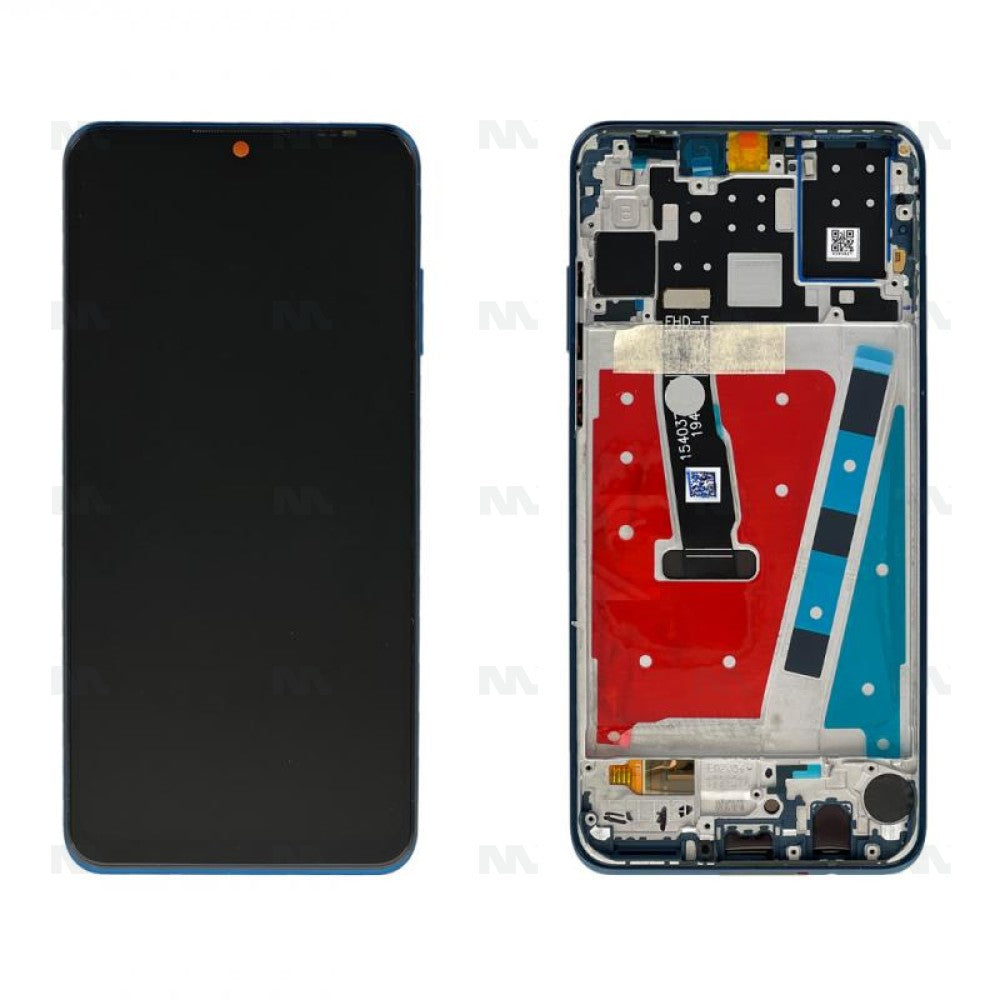 Huawei P30 Lite (MAR-LX1M) Display And Digitizer With Frame Peacock Blue Compatible