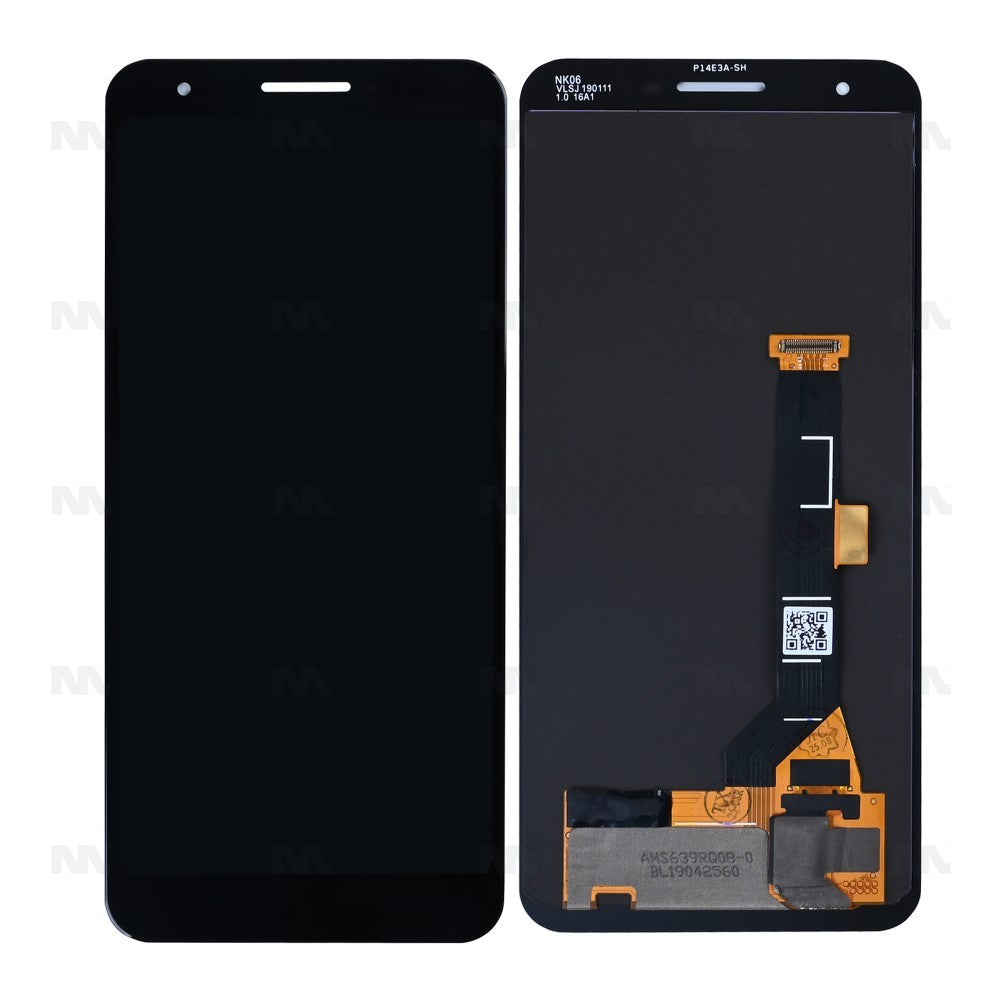 Google Pixel 3A Display And Digitizer Without Frame Black OEM