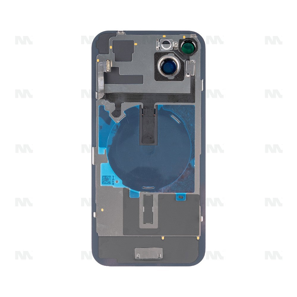 For iPhone 15 Plus Extra Glass With NFC, Enlarged Camera Frame Pink