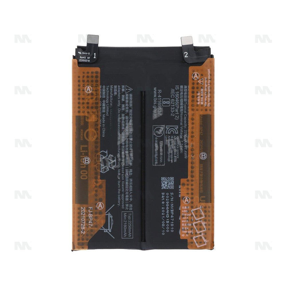 Xiaomi Redmi Note 11 Pro Plus 5G Battery BP47 OEM