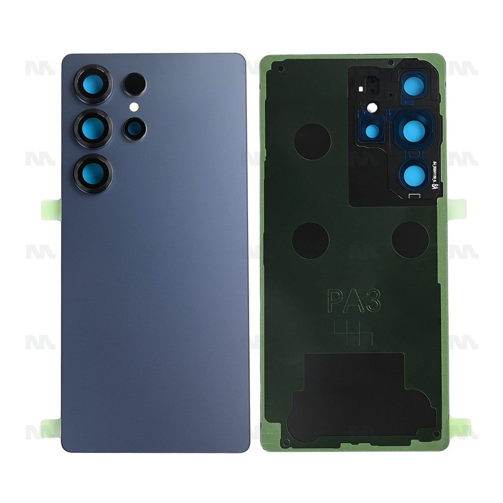 Samsung Galaxy S25 Ultra S938B Back Cover With Lens Titanium Silver Blue OEM