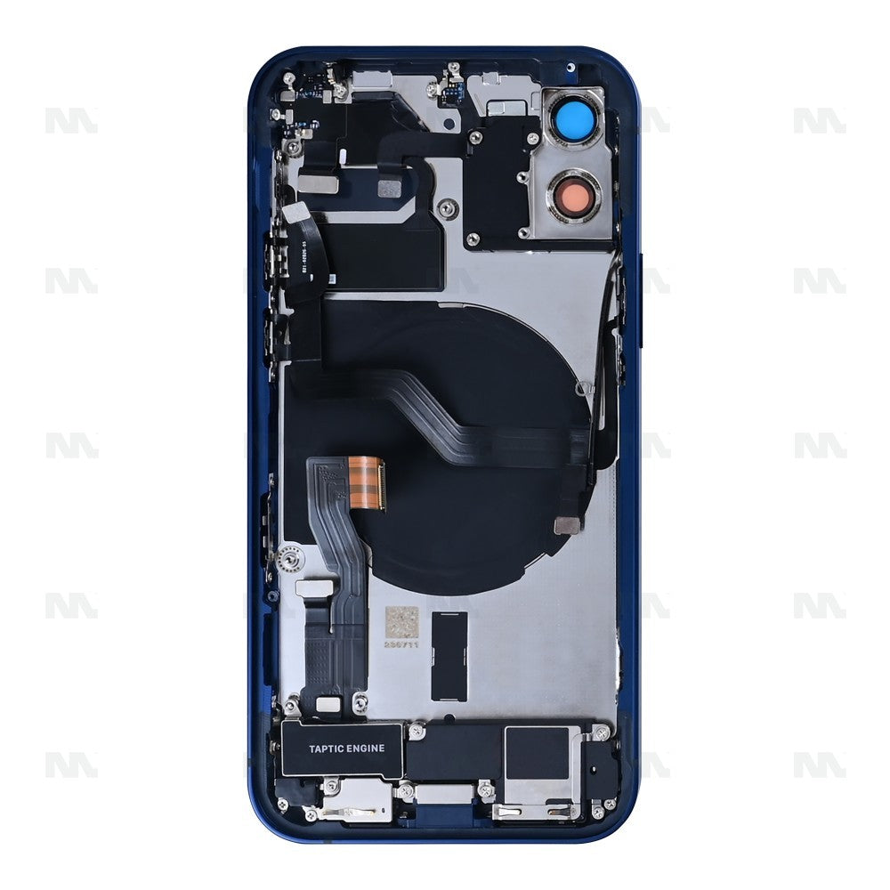 For iPhone 12 Complete Housing incl. All Small Parts Without Battery Blue