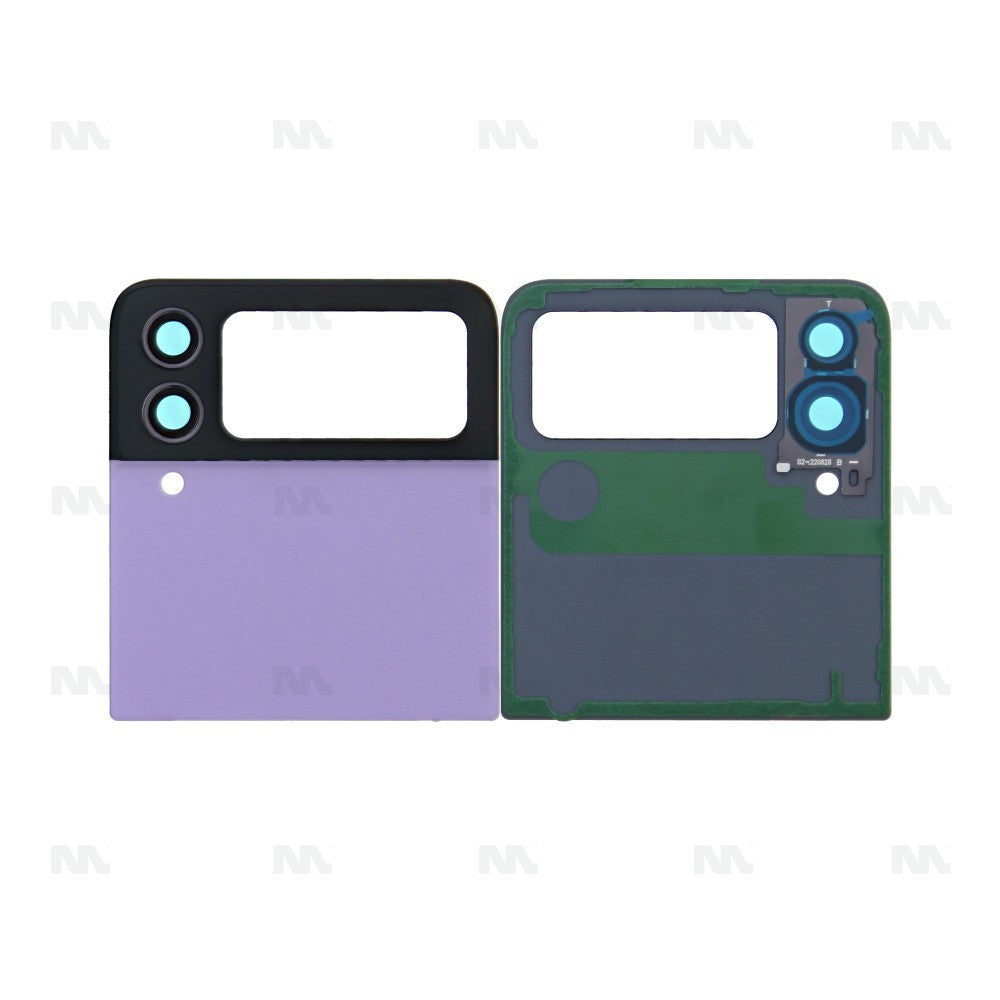 Samsung Galaxy Z Flip4 F721B Back Cover Top With Lens Bora Purple OEM