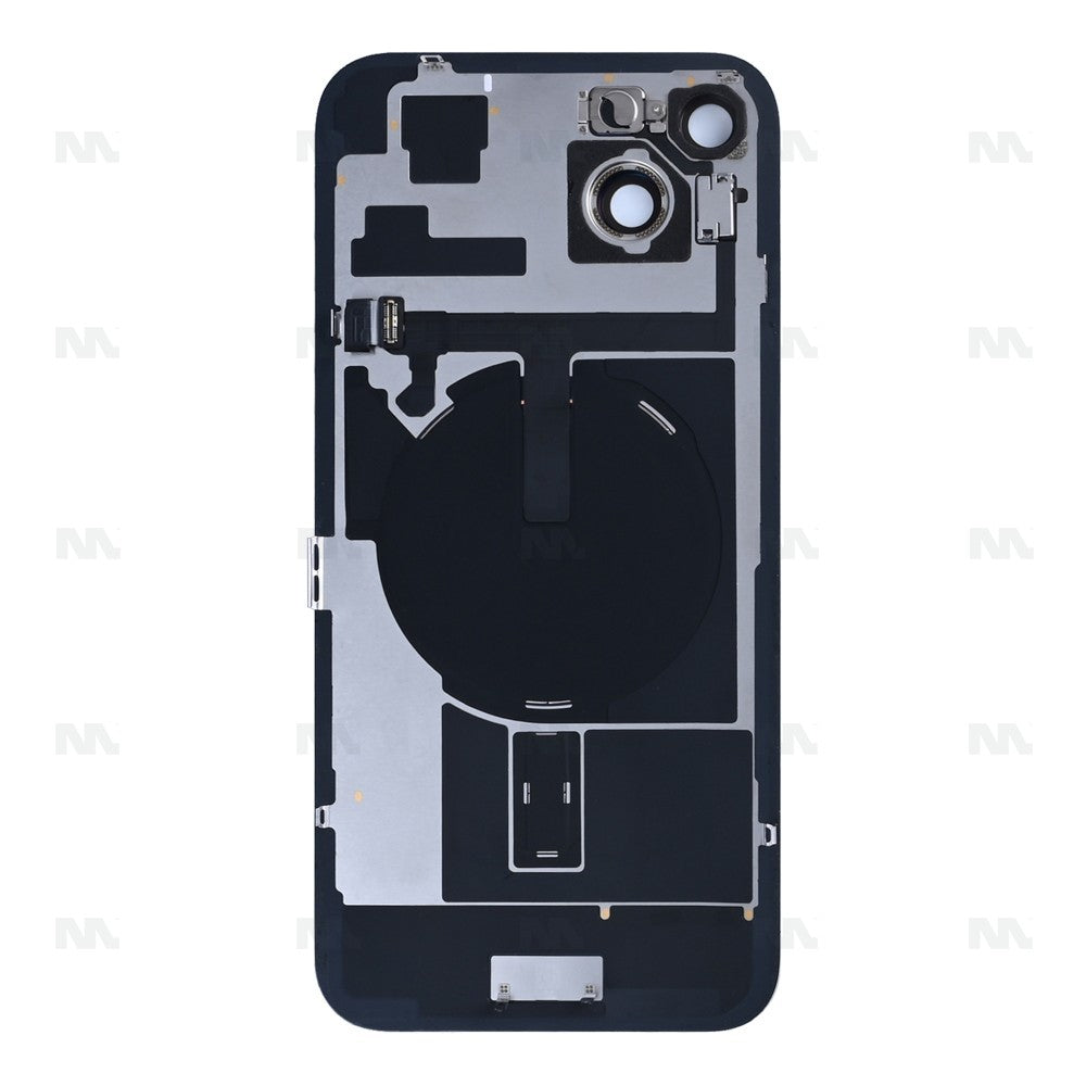 For iPhone 15 Plus Extra Glass With NFC, Enlarged Camera Frame Green Pulled