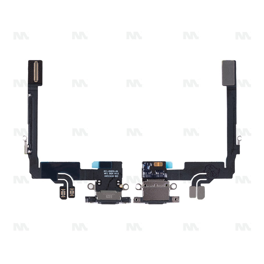 For Apple iPhone 16 Pro System Charging Flex Black Titanium Pulled