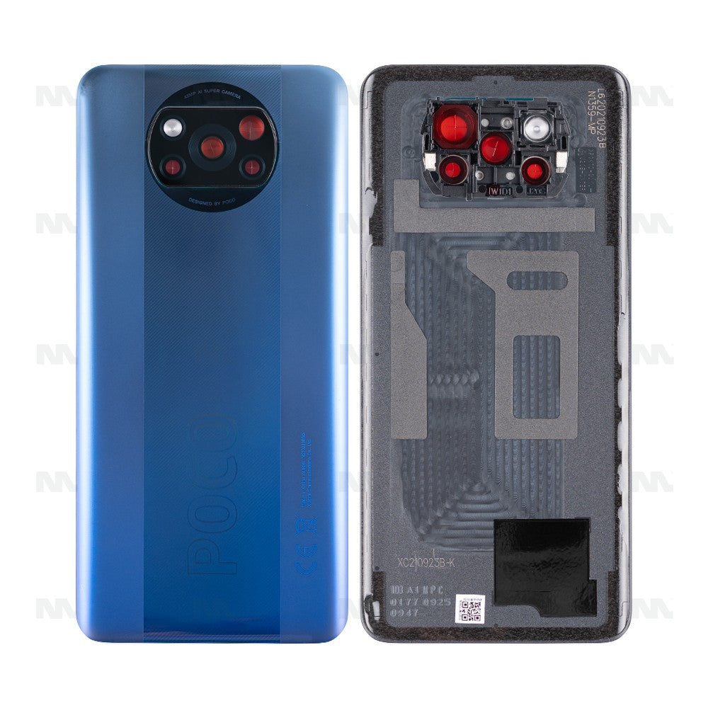 Xiaomi Poco X3 Pro Back Cover With Lens Frost Blue OEM