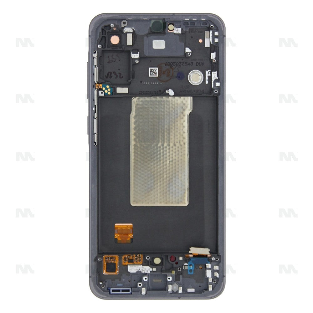 Samsung Galaxy A56 A566B Display And Digitizer With Frame Graphite Service Pack