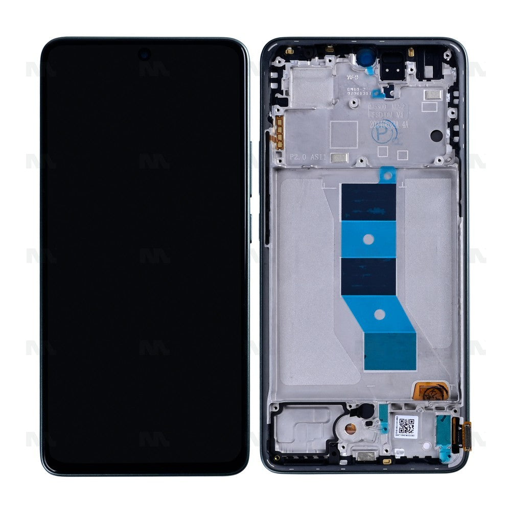 Xiaomi Redmi Note 14 5G (Global) Display And Digitizer With Frame Coral Green OEM