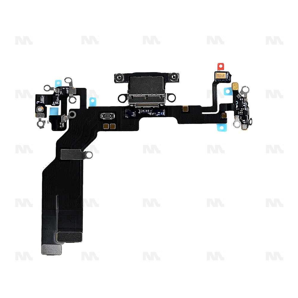 For Apple iPhone 16e System Charging Flex Black Pulled