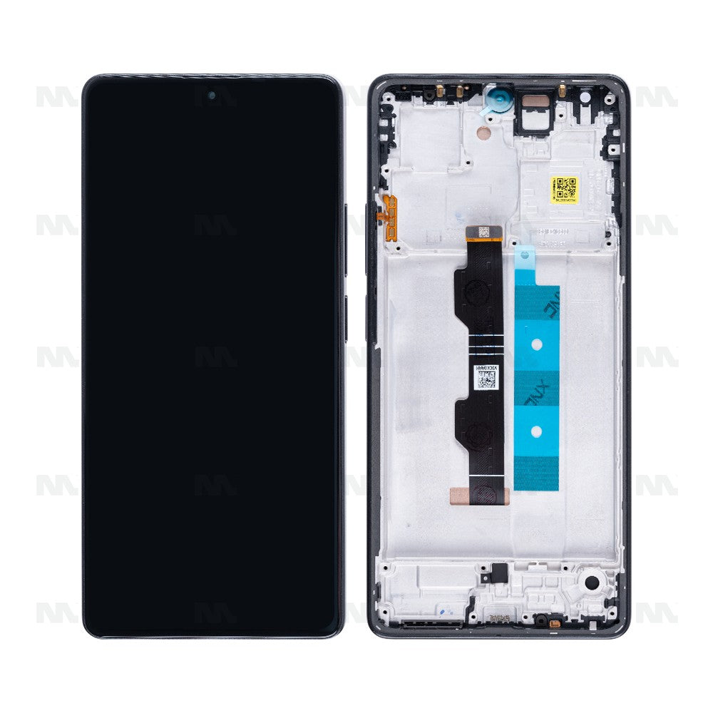 Xiaomi Redmi Note 13 Pro 4G (23117RA68G) Display And Digitizer With Frame Black OEM