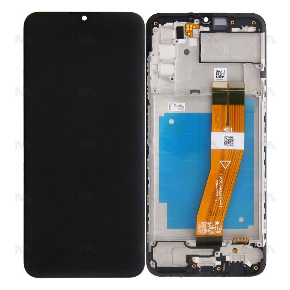 Samsung Galaxy A03s A037F (NON-EU Version) Display And Digitizer With Frame Black Soft-OLED