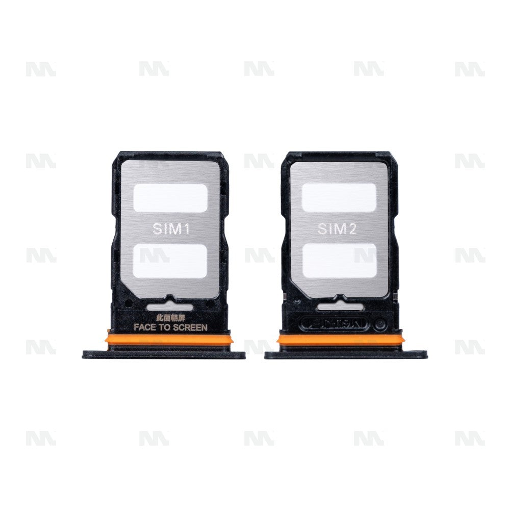 Xiaomi Redmi Note 13 Pro Plus 5G Suporte Cartão SIM Preto Peça OEM