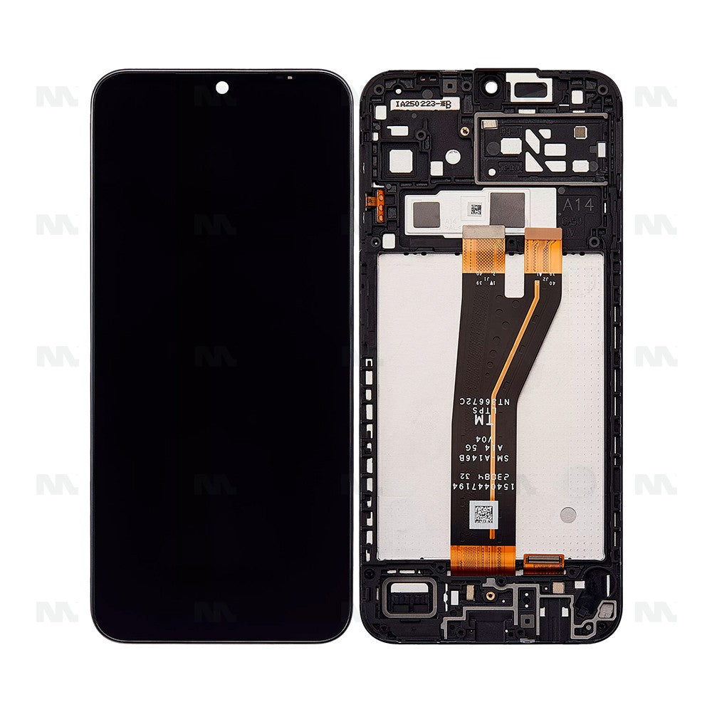 Samsung Galaxy A14 5G A146B Display And Digitizer With Frame Black Full OEM