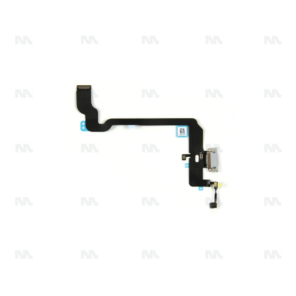 For iPhone Xs System Connector Flex Silver