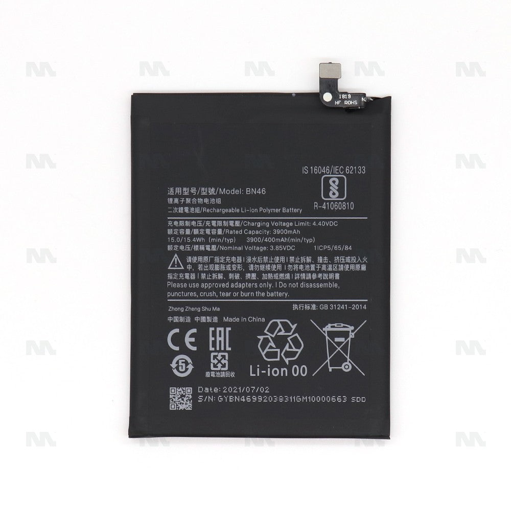 Xiaomi Redmi Note 6, Note 8, Note 8T Battery BN46 OEM