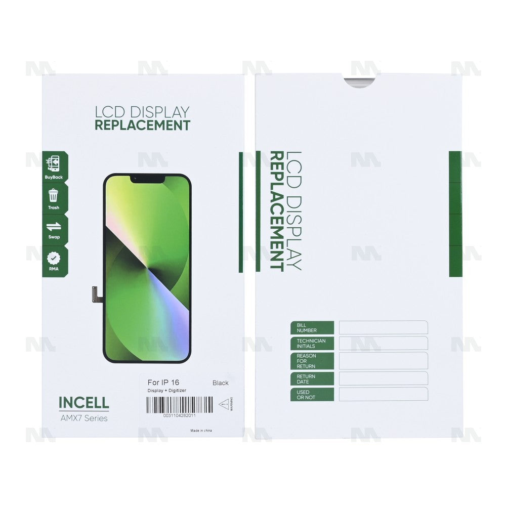 For iPhone 16 Display Top In-Cell