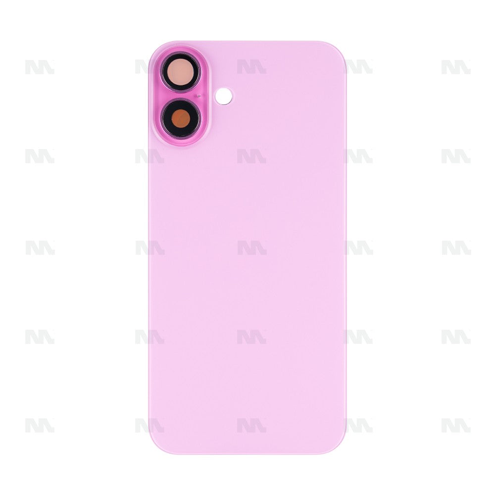Zusätzliches Glas Für iPhone 16 Plus Ohne NFC, Vergrößerter Kamerarahmen Pink, Ersatzteil