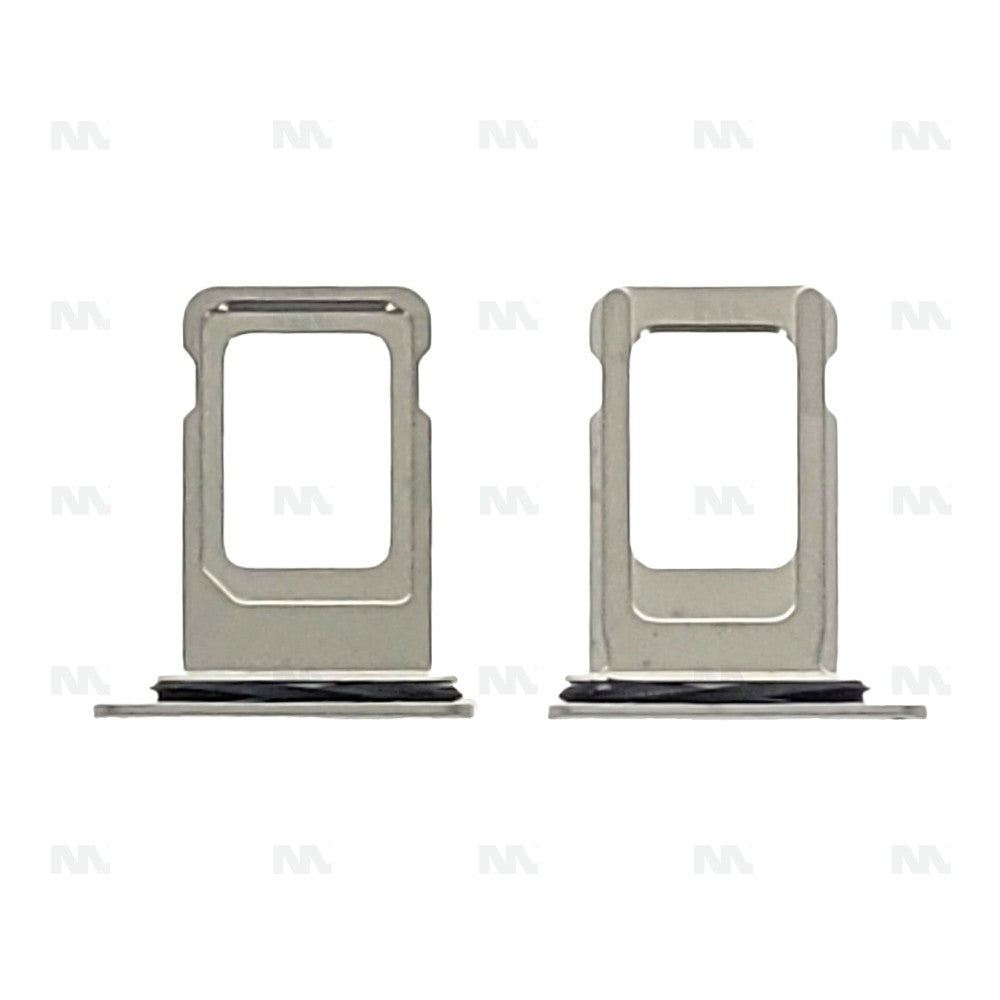 For Apple iPhone XS Max Sim Card Holder Silver Pulled