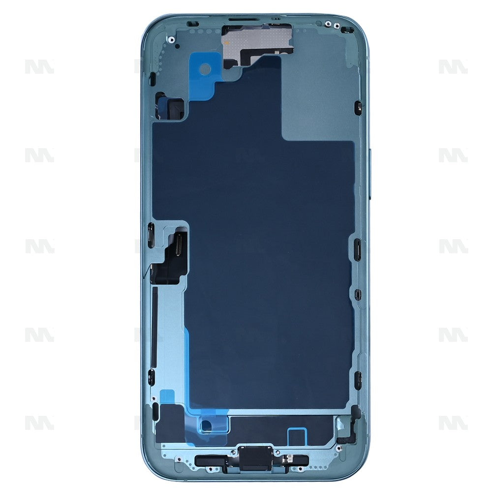 For iPhone 16 Plus Complete Housing Incl. All Small Parts Without Battery And Back Camera Teal