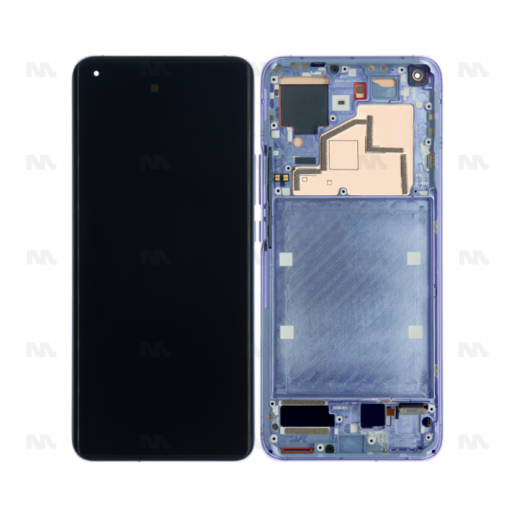 Xiaomi Mi 11 5G (2021) Display + Digitizer + Frame ( 56000600K200 ) - Violet