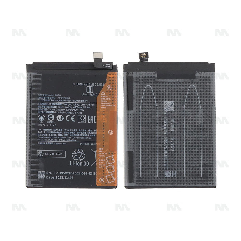 Batterie Xiaomi Redmi Note 12 4G BN5M Pièce de Rechange OEM