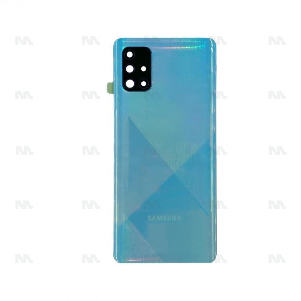 Samsung Galaxy A71 A715F Back Cover With Lens Prism Crush Blue OEM